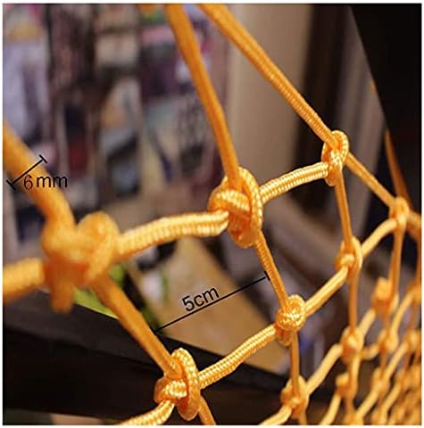Rede de segurança QYQS para playground, corda de 0,6 cm de espessura, rede de corda de malha de 5 cm, rede de segurança da rede