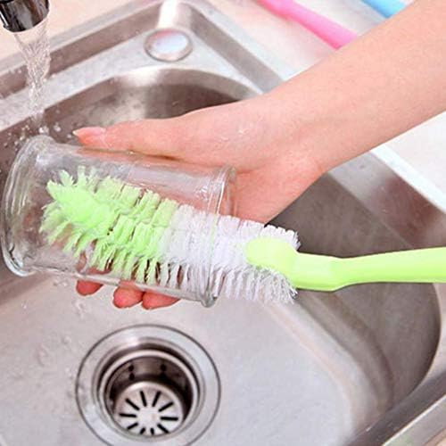 Pulabobottle Cup Prow Pot Cleaning Lavando de limpador de escova longa acessórios de cozinha de cor aleatória superiorâ € ‚Qualidade e criativo