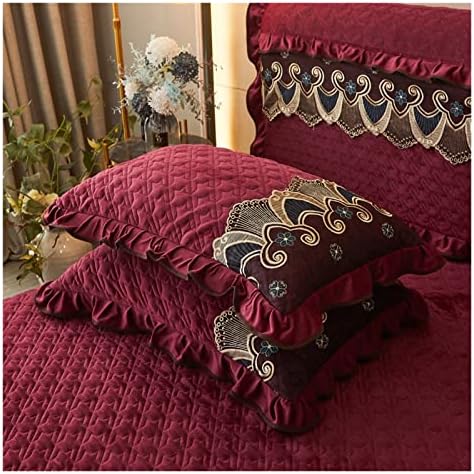 Capa de veludo de veludo de renda kfjbx cama de tampa de capa dormindo decoração retangular de travesseiro acolchoado macio de inverno quente 48 * 74cm