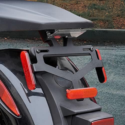 Extender a Fender Trow para Can Spyder F3 2015-2022, reautvs traseiros lamas curtas com placa LED Plate Plate Light Street Kit legal para Spyder F3-S 2015-2022 Acessórios