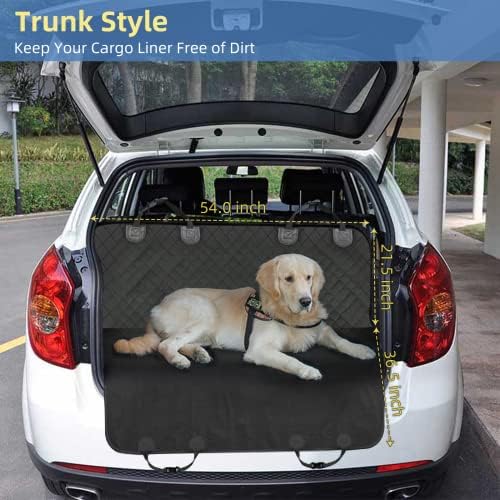 Tampas de assento de cachorro para carros SUVs pequenos caminhões, cobertura do assento para cães - impermeável - prova