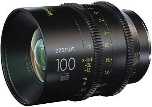 Dzofilm Vespid Prime Cinema de 6 lentes Kit A com lente T2.1 de 25 mm, 35 mm, 50mm, 75 mm, 100 mm, 125 mm para Canon EF