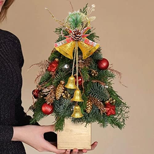 Sinos de Natal Os enfeites de árvores de Natal pingentes de shopping shop sinos de dois ornamentos centrais para
