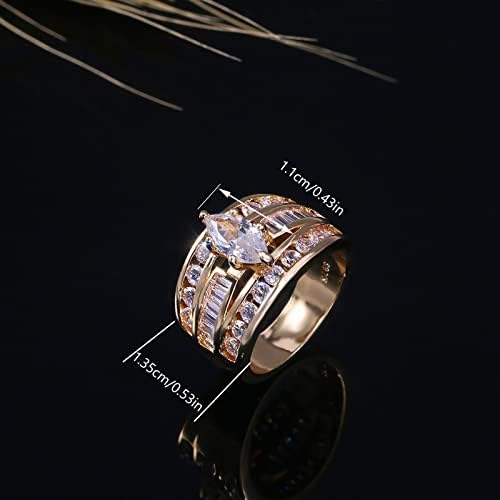 Mulheres prometem anel anel de cobre incrustado anel de noivado de zircão para mulheres moda popular shinestone ring