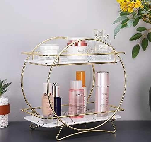 Cosmetic Storage Rack-Easy para organizar o suporte premium de escova de maquiagem para bancada para a bandeja de vaidade de 2