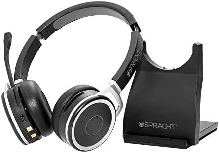 Spracht Zumbtp-400 Zum Bt Prestige Wireless Bluetooth Headset com base