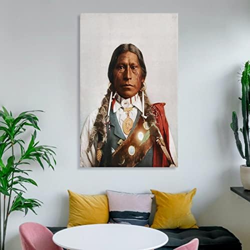 BLUDUG LAVAS PRIMAÇÃO INDIAN INDIAN INDIAN James A Garfield Crazy Horse Posters vintage Posters de pintura de tela e impressões de arte de arte de parede para decoração de quarto de sala 08x12inch