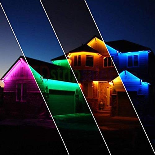 Aijiaer LED Lights Lights 16,5ft/5m RGB SMD 5050 150LEDS cor de iluminação de corda Alteração do kit completo com 44 teclas