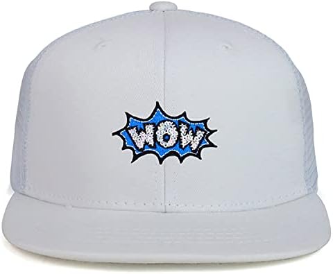 Armycrew Youth Kid's Wow Patch Structured Bill Snapback Trucker Cap