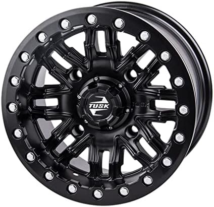 4/156 Roda de beadlock nebo presa 14x7 4.0 + 3,0 preto fosco para Polaris Ranger ETX 4x4 2015-