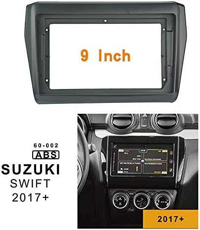 Painel de rádio de carro de 9 polegadas para Suzuki Swift 2017 ~ 2019 Estreto estéreo
