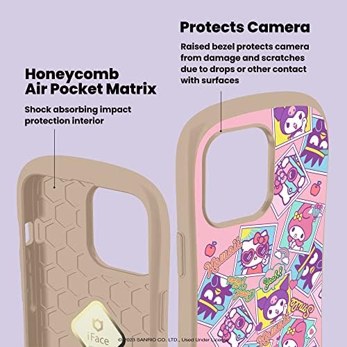 Caso iface para iPhone 14 Pro Max Hello Kitty e Friends First Class Case - Camada dupla à prova de choque fofa [shell