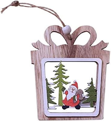 Decorações de Natal Decorações de Natal Esculpada Árvore de Natal Esculpada Janela de Arregada de Cinco Cristais de Ornamentos