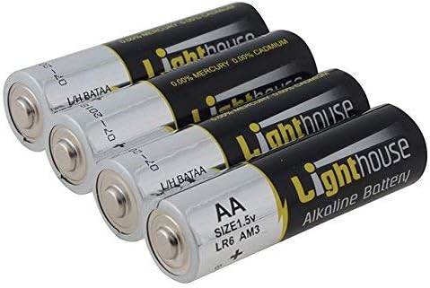 Lighthouse - baterias alcalinas AA LR6 2400mAh pacote de 4 - l/hbataa