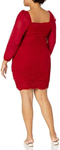 Cidade da cidade chique em roupas femininas Cidade feminina chique de plus size desvio ruched