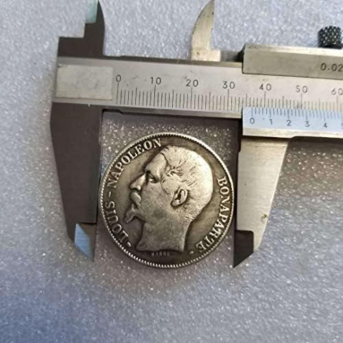 Avcity Antique Crafts 1839 - Coleção de moedas comemorativas de moedas de prata francesa 2003