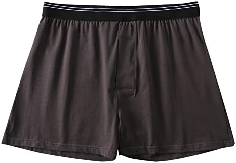 BMISEGM Mens boxers roupas íntimas masculinas boxer roupas íntimas de algodo