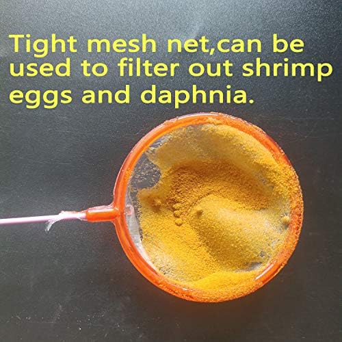 Meimei 10pcs bebê salmoura net mini peneira fina para esclarecer ovos de artemia cor aleatória