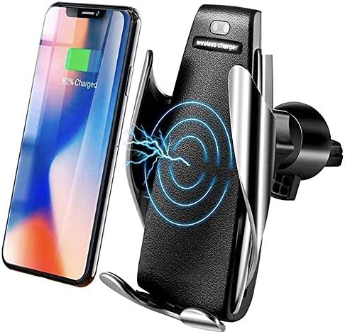 MMOBIEL Wireless Car Charger Teller - Suporte de telefone de ar com ventilação com sensor QI Charge rápido compatível com