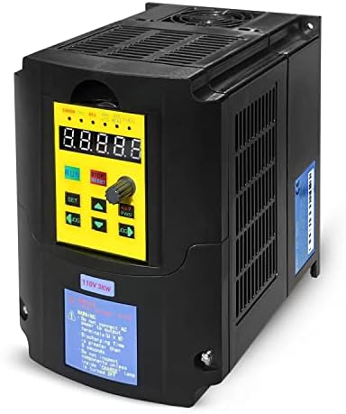 VFD 3KW 4HP 110V 1 entrada de fase 3 Fase 0-400Hz Saída 40A Variável Variável Controlador de acionador de frequência Conversor de inversor de controle de vetor para motor e eixo CNC