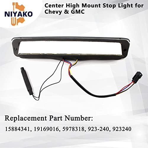 Niyako High Mount Stop LED LED traseiro 3º Terceiro freio Cargo Lâmpada Substituição ???-??? ???????? ????????? Fit 1999-2007