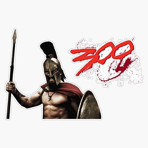 Leonidas - 300 espartanos contra o adesivo gráfico da Persia Decalque de vinil 5