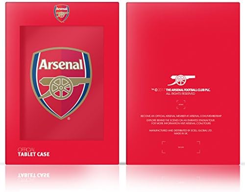 Projetos de capa de cabeça Oficialmente licenciado Arsenal FC Away 2021/22 Crest Kit Livro de couro Caixa Caixa Caspa Compatível com Apple iPad Pro 10.5