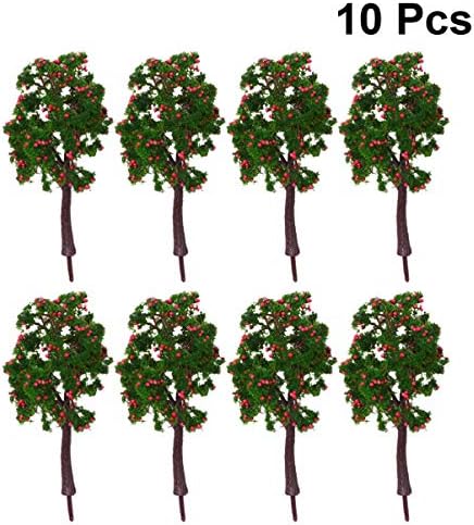 Toyvian Train PCs PCs artificiais Miniature Trees para artesanato Modelo de árvore de árvore de árvore model