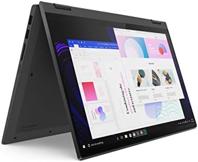 Lenovo IdeaPad Flex 5 14 FHD Touch 2-em 1 Laptop conversível, AMD Ryzen 3 4300U, 4 GB de RAM, 256 GB SSD, Windows 10 S