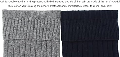 Aniler 5 pares de meias de algodão masculina durante toda a estação Sworting Wicking Control de controle de umidade