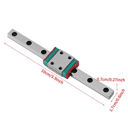 Guia deslizante linear, 1pc lml7b portátil de alta precisão de alta precisão Linear Rail Guide Block para impressora 3D e