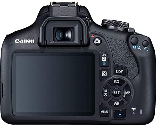 Câmera DSLR da Canon EOS EOS 2000D com EF-S 18-55mm DC III e 75-300mm III Lentes e pacote de acessórios de luxo-inclui: 2x Sandisk