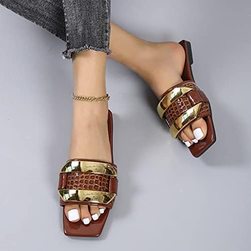 Flipers femininos de verão chinelos casuais para mulheres sapatos externos de interior moda sandálias internas respiráveis