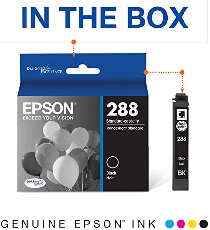 Epson T288 Durabrite Ultra -Pink de alta capacidade -Cartridge para impressoras de expressão selecionadas & T288 Durabrite