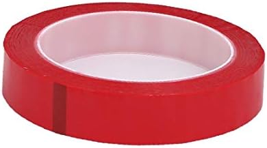 X-Dree 20mm x 66m Tool PVC Isolamento elétrico Piso Aviso Torne Red (20mm x 66m Herramienta de Marco pvc Aislamiento Elécrico Piso anuncia