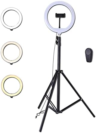 Anel de selfie 10 '' Luz de selfie com suporte e 62.99 '