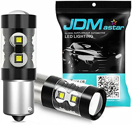 JDM Astar extremamente brilhante Max 50W de alta potência 1156 7506 Lâmpadas LED para luzes reversas de backup, xenônio branco
