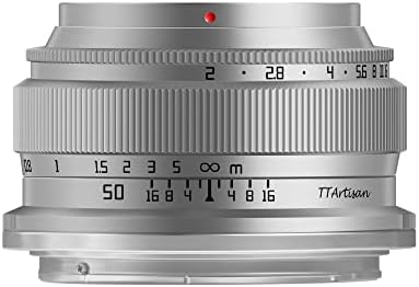 Ttartisan 50mm f2 Manual de moldura completa Lente de câmera de foco para montagem Z como Z5 Z6 Z7 Z6II Z7II Z9 Z50 ZFC Z30
