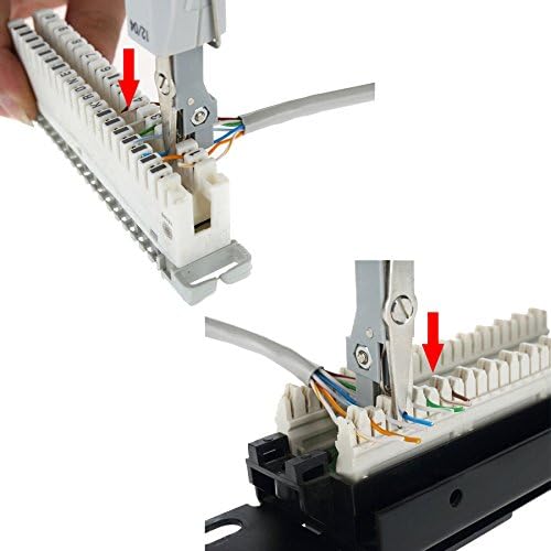 Ferramenta ideal de punção de lojas, tipo multifuncional IDC/rede de rede CAT5 e ferramentas de inserção de terminal de