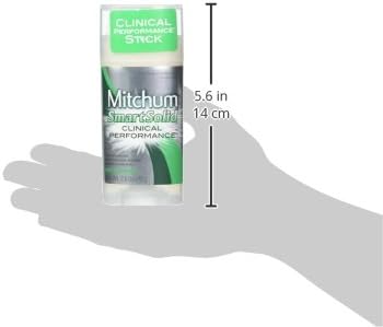 Mitchum Smart Solid Antiperspirante e desodorante, Greenwood, 2,5 onças