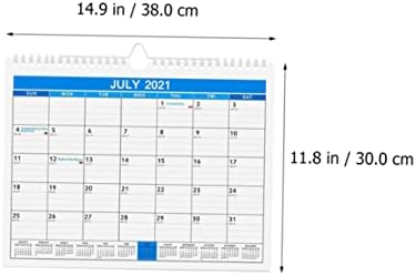 TOFFICU 2 PCS 2022 2022 Livro do calendário Blank Notepad Office Calendário Calendário de escritório para o calendário da mesa 2022 Parede mensal de parede grande parede grande calendário grande parede do calendário da parede da família Parede da família