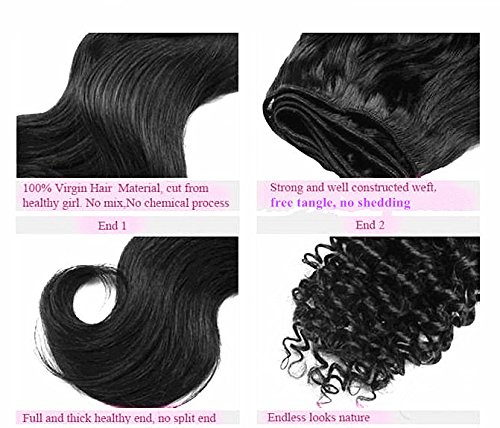 8a trama de cabelo 20 chinês virgem Remy Grace Hair Products Extensão de cabelo humano Pacotes de cabelo de onda solta 1pcs/lote 100 grâmbulo cor de cabelo natural tecelão de cabelo
