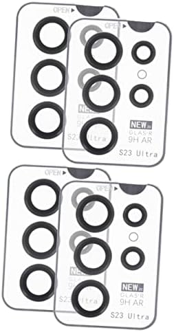 Ukcoco 4 conjuntos lentes protetor de câmera traseira capa da câmera lente protetor para lentes de lentes de lente de lente