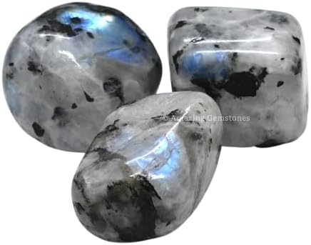 Rainbow Moonstone Crystal Tell Stones Rocks polidos - Pedras de gemas naturais para cura - Cristais DIY para proteção