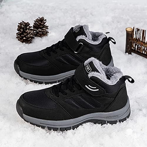 Potton Sports Work Shoes para homens em pé o dia todo anti-deslizamento atlético Sapatos de tênis de tênis lã altíssima confortável