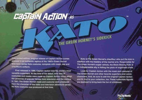 Capitão Action como `` kato the Green Hornets Sidekick``,G14E6GE4R-GE 4-TEW6W289898