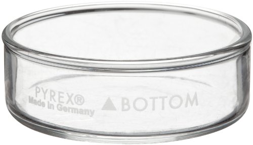 Corning Pyrex Borossilicate Glass Petri Plat da tampa apenas, 150 mm de diâmetro x 20 mm de altura
