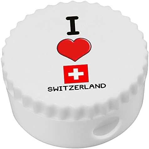 Azeeda 'I Love Switzerland' Compact Pencil Sharpiner