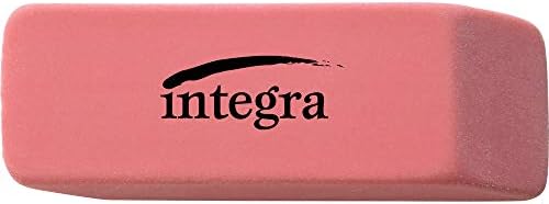 Eraser integra, ponta chanfrada, médio, 4/5 x 2 x2/5 polegadas, rosa