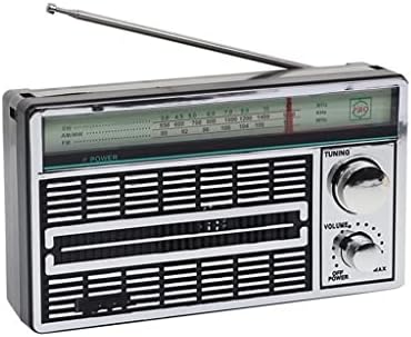 Dloett Outdoor Walkman Walkman Vintage Presidente portátil Player Silver Compact Large Capacity Radio